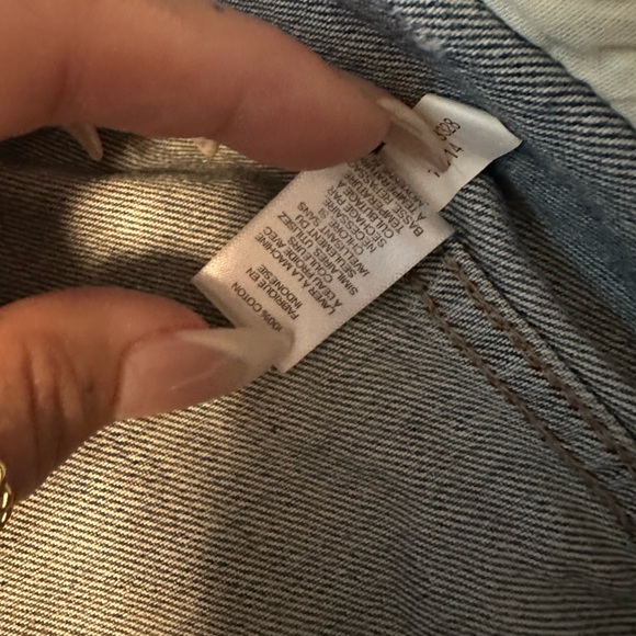Express distressed jean jacket size S - Picture 5 of 6